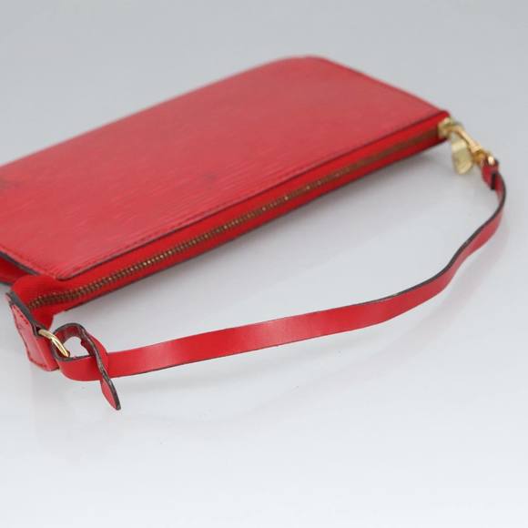 LOUIS VUITTON Epi Pochette Accessoires Accessory Pouch Red M52987 Auth bs19522 - Picture 7 of 16